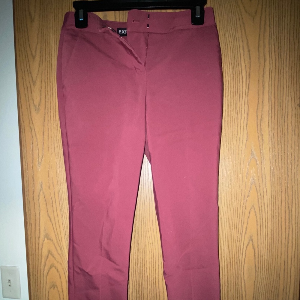Mauve Express Columnist Ankle Pants